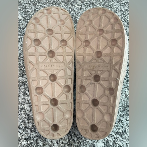 Yellow box Torrey flat form foam sandal size 6 like new rose gold - Picture 8 of 9